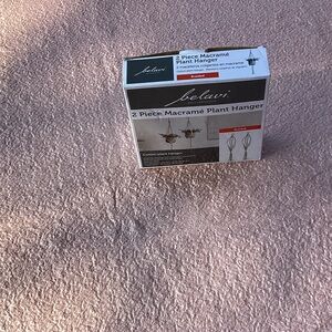 Belavi 2 Piece Macramé Plant Hanger